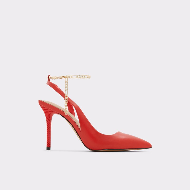 Women's Aldo Tirarithchain Pumps Red | 3625-KNEPD