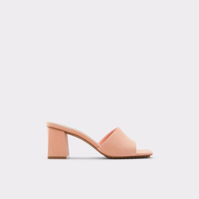 Women's Aldo Velalith Block Heels Light Orange | 4970-ZWSMK