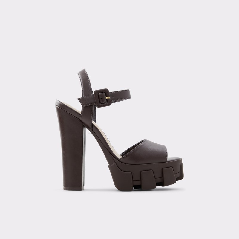 Women's Aldo Verrajan High Heels Brown | 6379-LZCDF