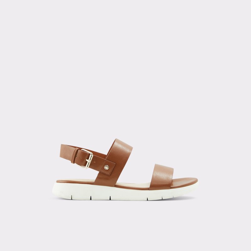 Women's Aldo Woema Flat Sandals Brown | 9037-CHEWA