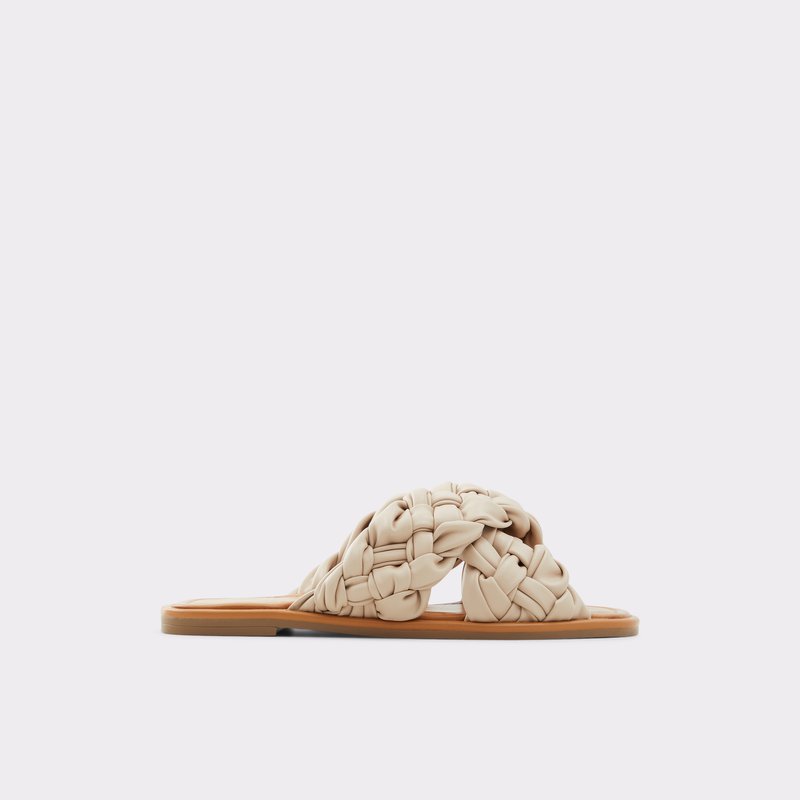 Women's Aldo Wovina Flat Sandals Light Pink | 0541-CPHZJ