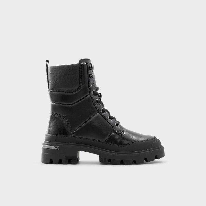 Women's Aldo Yuclya Combat Boots Black | 6387-LJIKG