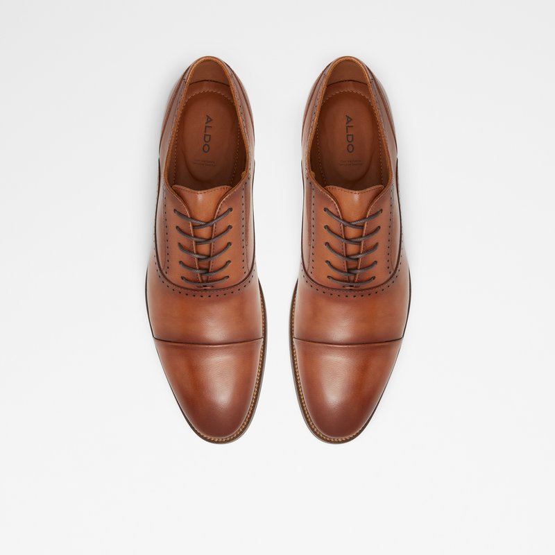Men's Aldo Abawienflex Dress Shoes Brown | 9357-MRTEZ