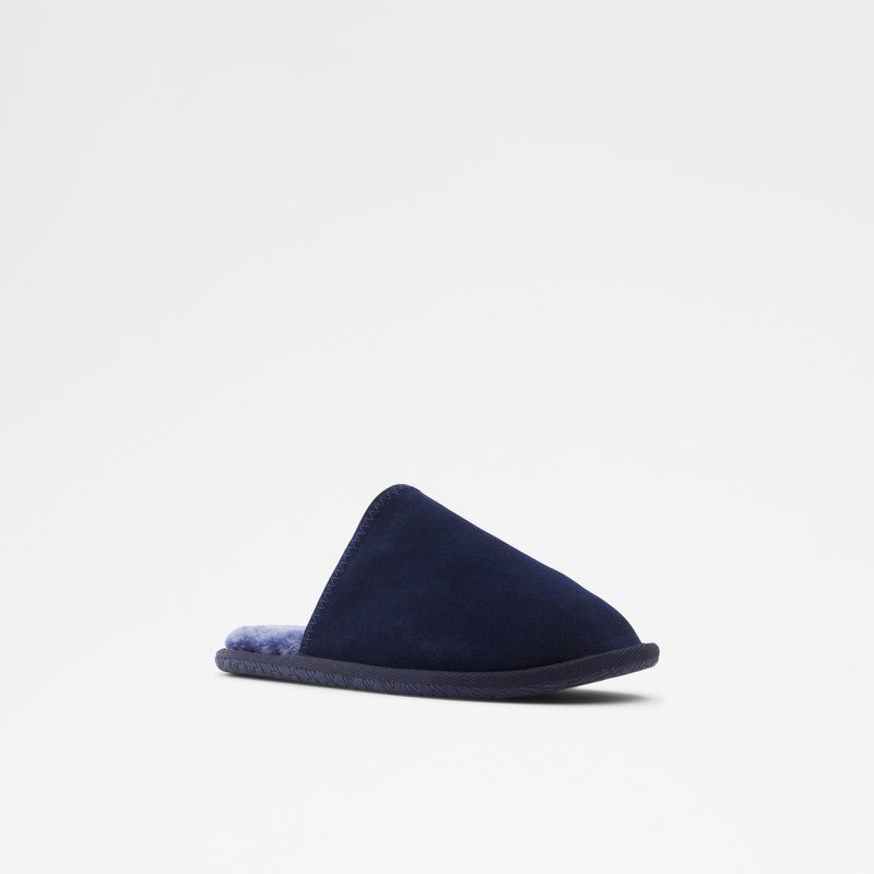 Men's Aldo Adrendawyn Slippers Navy | 5927-GXUDT