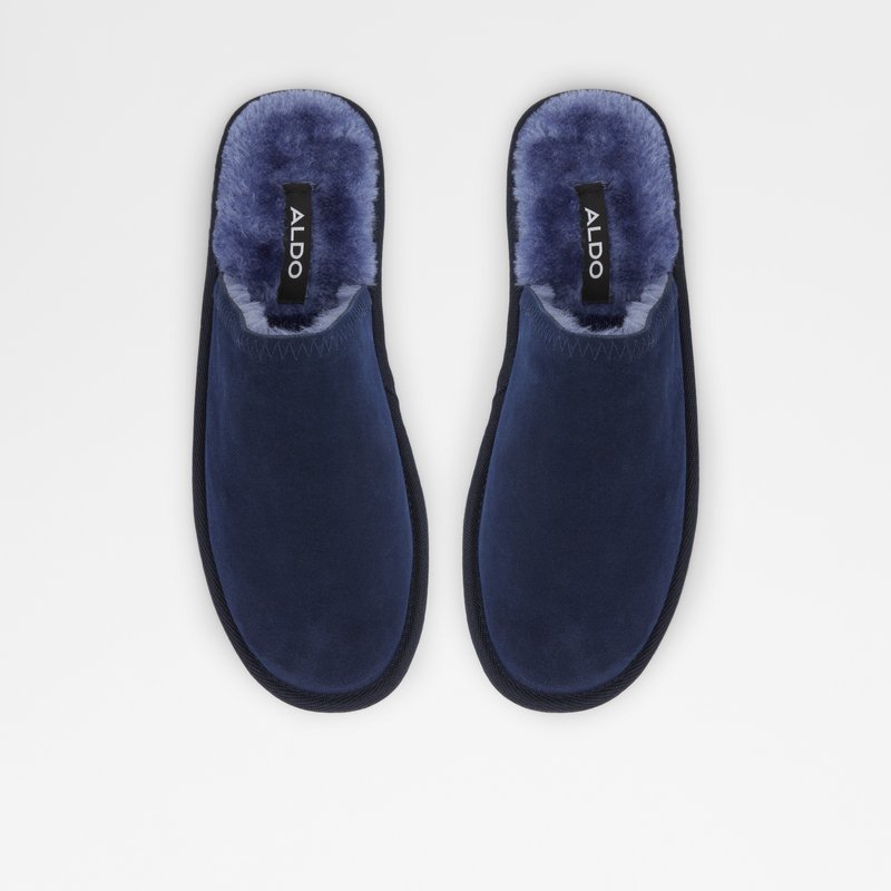 Men's Aldo Adrendawyn Slippers Navy | 5927-GXUDT