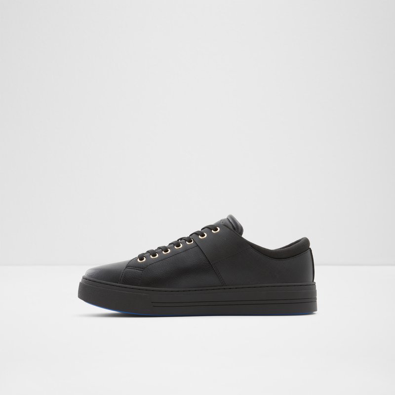 Men's Aldo Agassi Low Sneakers Black | 6738-ENOIF