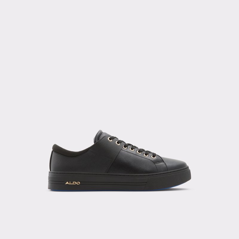 Men\'s Aldo Agassi Low Sneakers Black | 6738-ENOIF