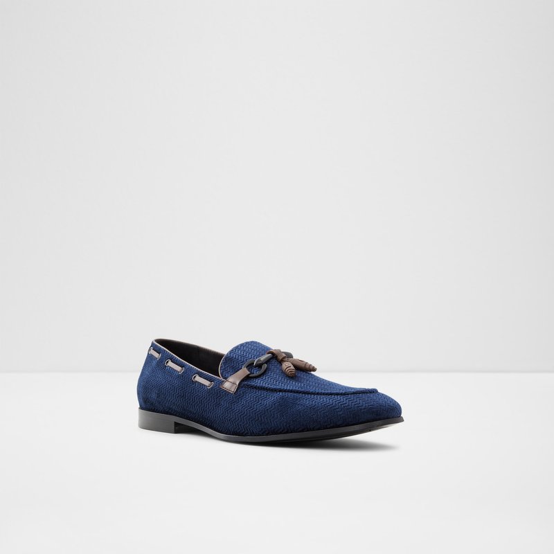 Men's Aldo Ampthill Loafers Navy | 0748-AVEGN