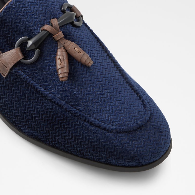 Men's Aldo Ampthill Loafers Navy | 0748-AVEGN