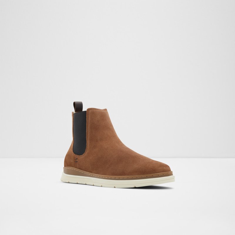 Men's Aldo Asteliand Chelsea Boots Brown | 1568-QOBAW