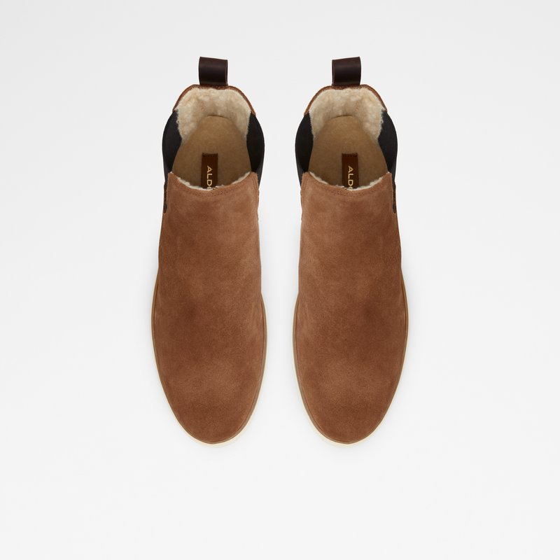 Men's Aldo Asteliand Chelsea Boots Brown | 1568-QOBAW