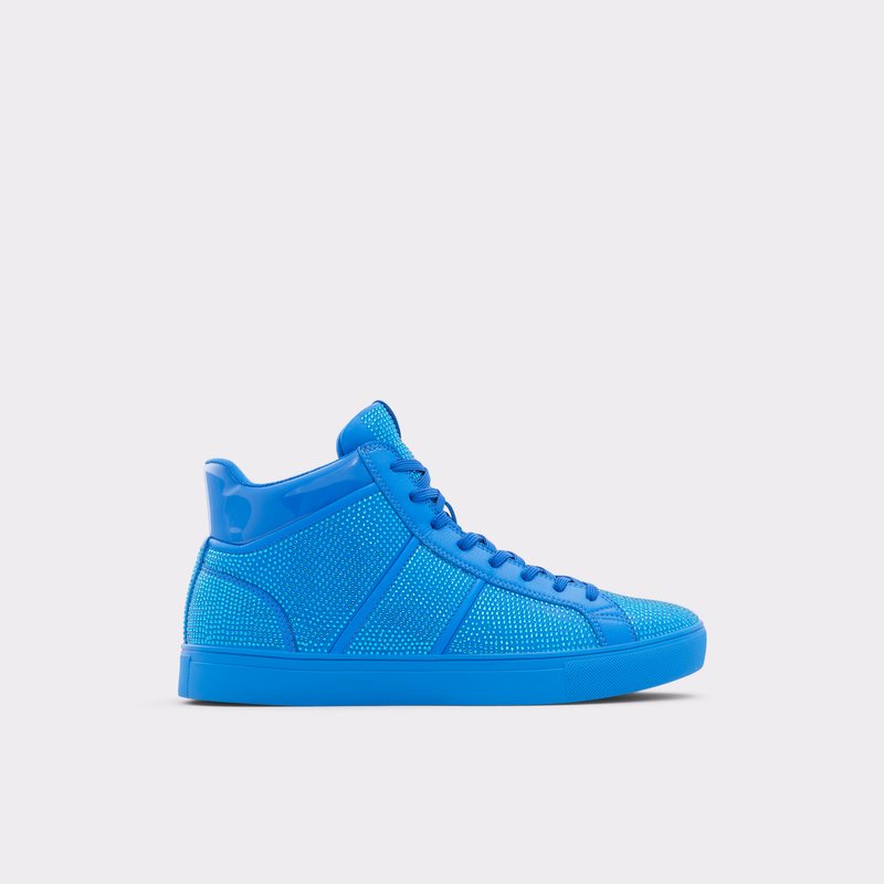 Men\'s Aldo Balawen High Sneakers Blue | 3726-XBLER