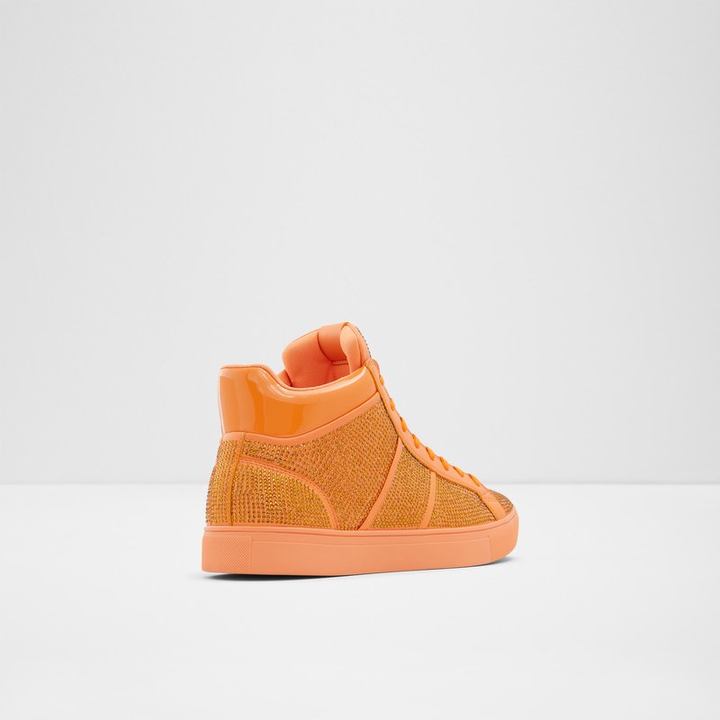 Men's Aldo Balawen High Sneakers Orange | 7340-NPJHB