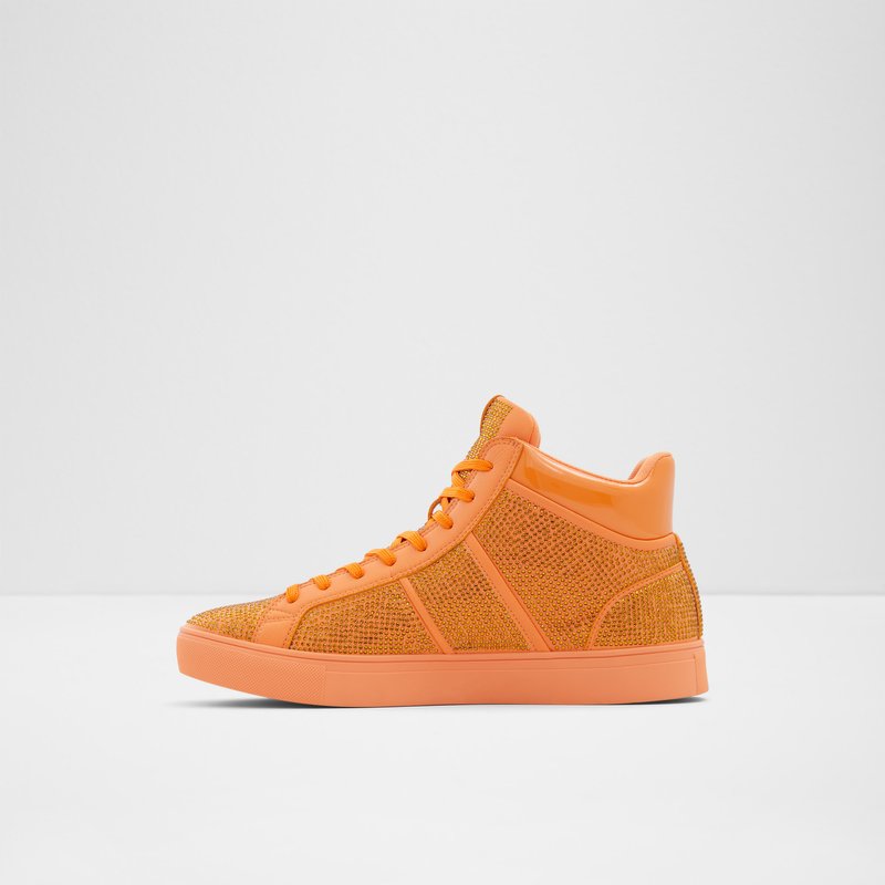 Men's Aldo Balawen High Sneakers Orange | 7340-NPJHB