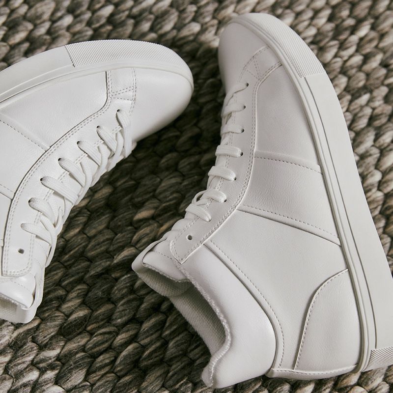 Men's Aldo Balawen High Sneakers White | 0748-KULBS