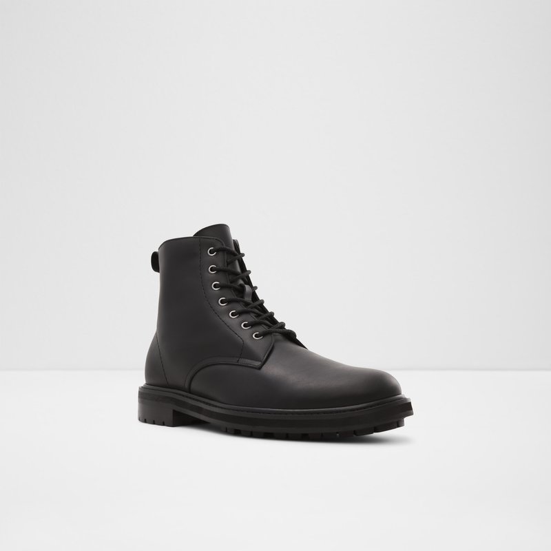 Men's Aldo Baringo Lace Up Boots Black | 3608-FZJSO