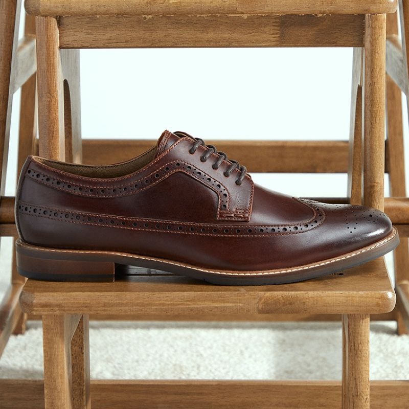 Men's Aldo Battistonflex Dress Shoes Brown | 4920-TZHIB