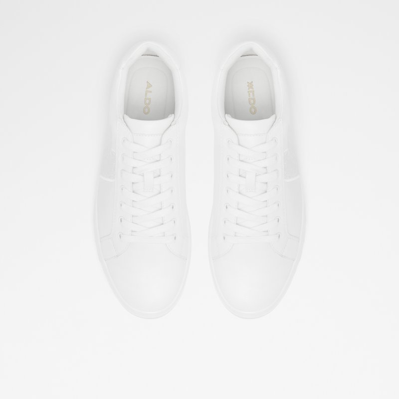 Men's Aldo Blacktie Low Sneakers White | 4769-CFZGL
