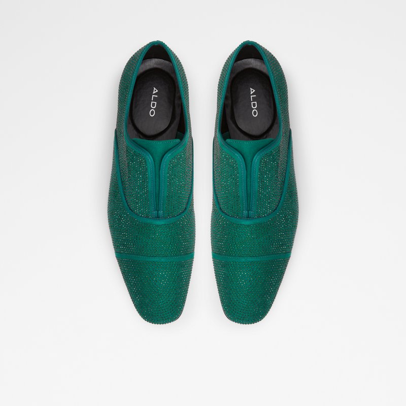 Men's Aldo Bolivar Loafers Dark Green | 9637-ORUTE
