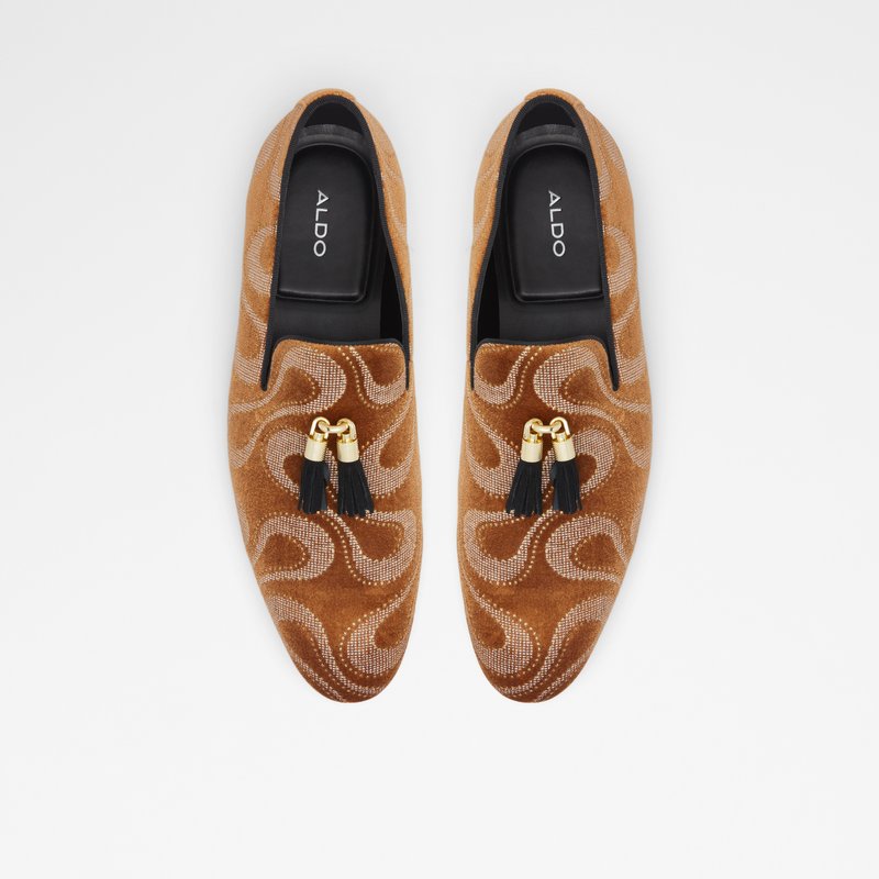 Men's Aldo Boomer Loafers Yellow | 1203-FQVBZ