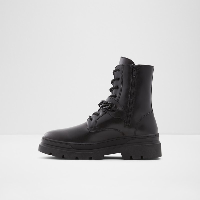 Men's Aldo Brigadem Lace Up Boots Black | 4257-MTVIH