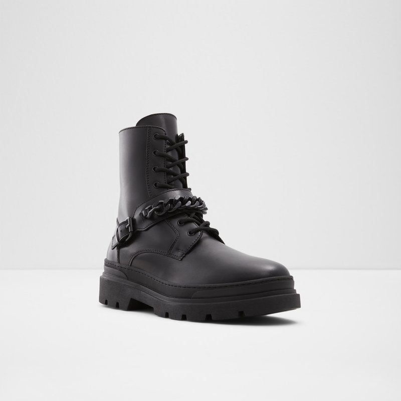 Men's Aldo Brigadem Lace Up Boots Black | 4257-MTVIH