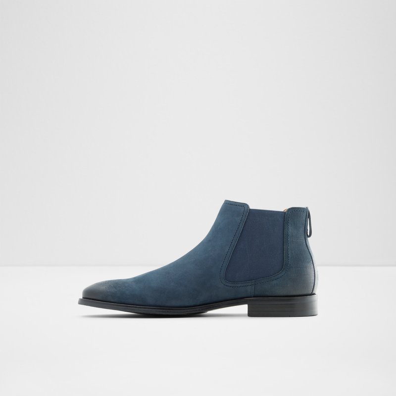 Men's Aldo Bruchsalflex Chelsea Boots Navy | 8021-ZGCVK
