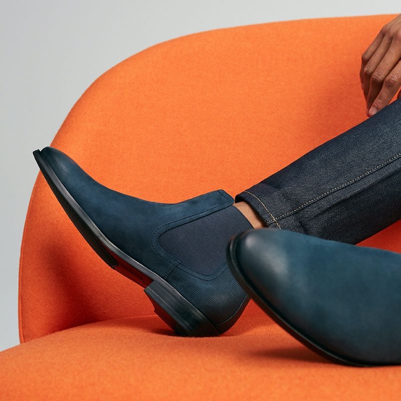 Men's Aldo Bruchsalflex-w Chelsea Boots Navy | 9543-HKDAV