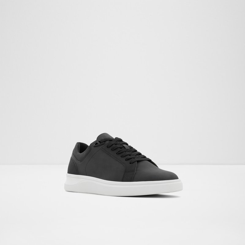 Men's Aldo Caecien Low Sneakers Black | 8493-SWUGA