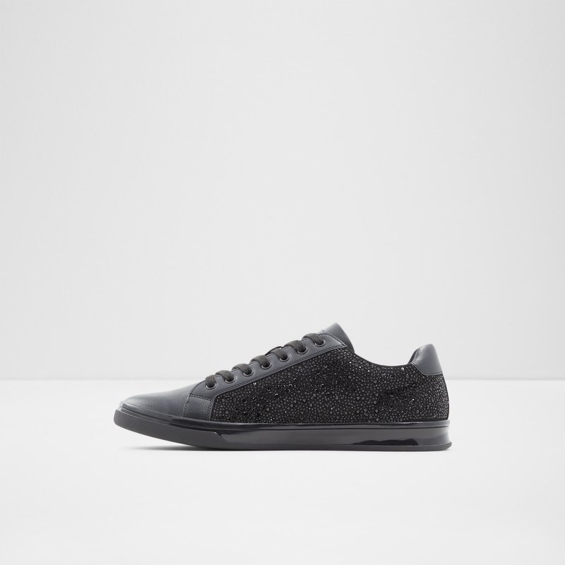 Men's Aldo Carapetos Low Sneakers Black | 4503-BDKOH