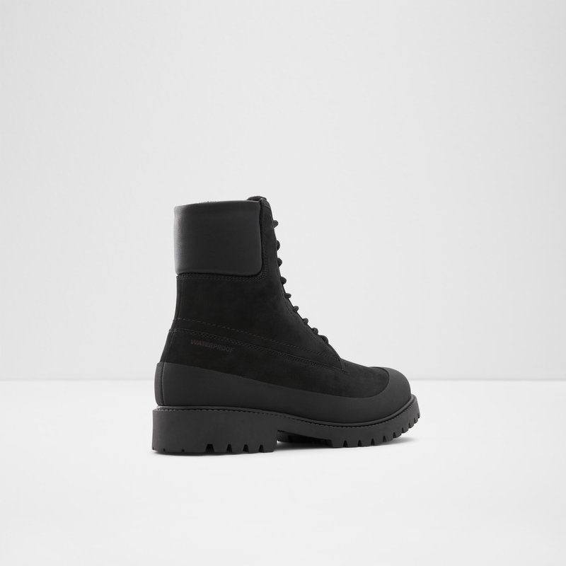 Men's Aldo Careg Lace Up Boots Black | 1587-DLSFJ