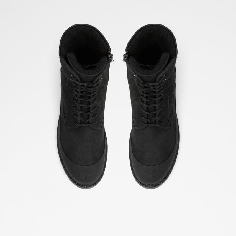 Men's Aldo Careg Lace Up Boots Black | 1587-DLSFJ