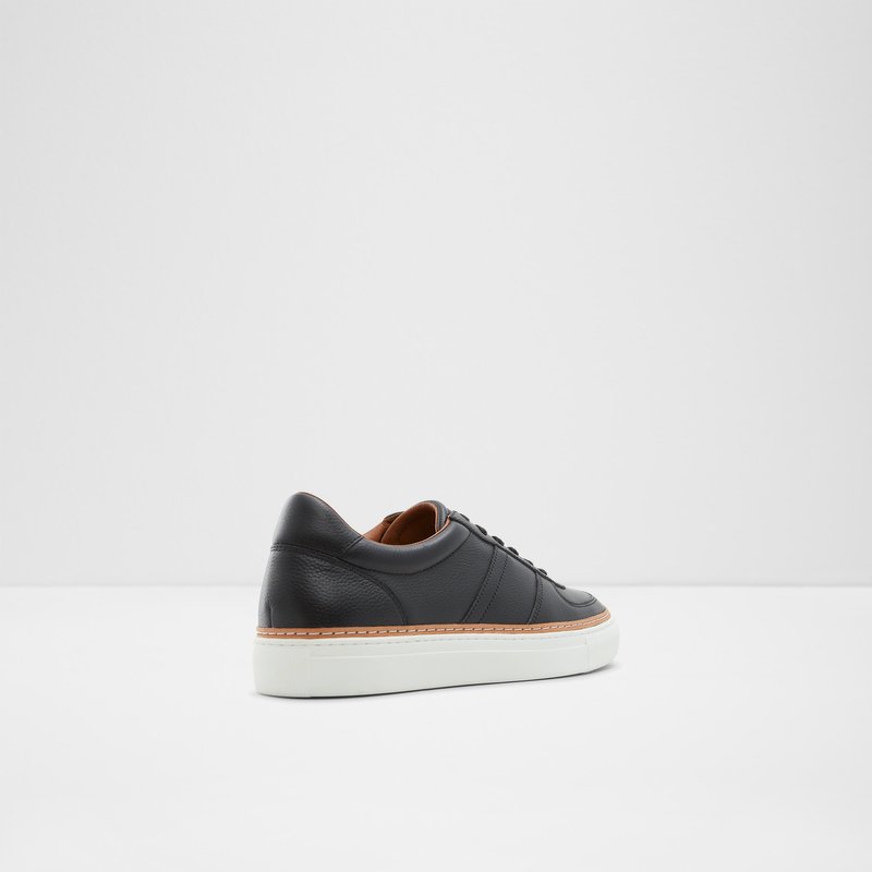 Men's Aldo Checkers Low Sneakers Black | 4250-EZDLM