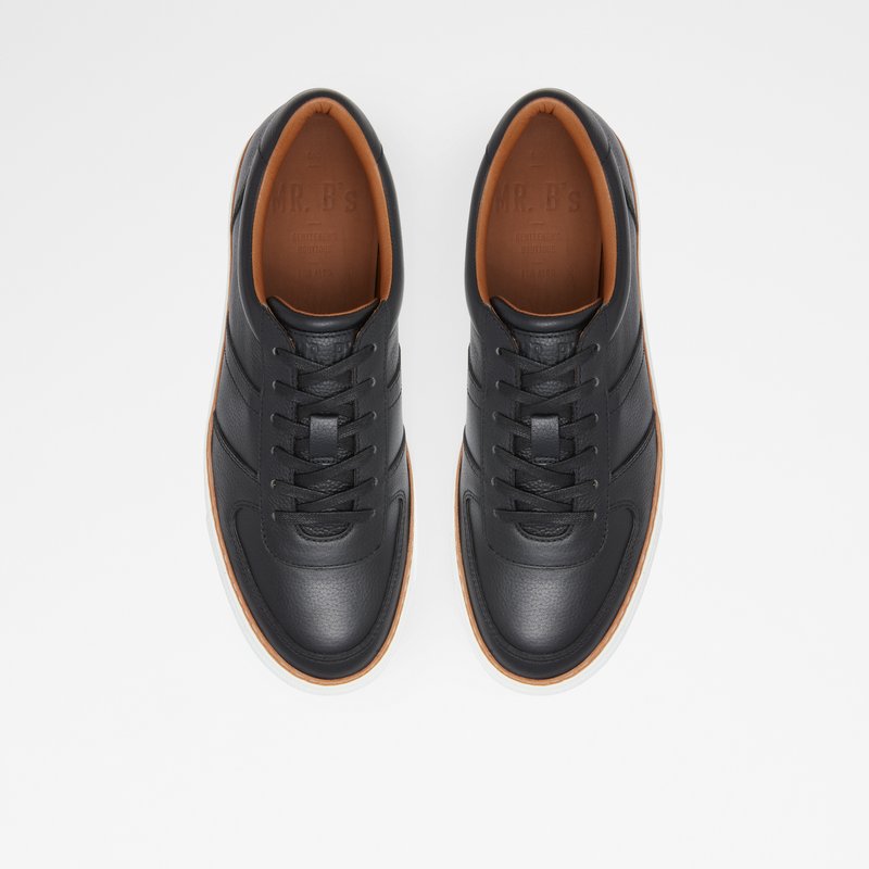 Men's Aldo Checkers Low Sneakers Black | 4250-EZDLM
