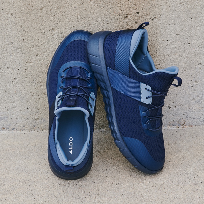 Men's Aldo Cheylo Slip On Sneakers Blue | 3852-UYISA