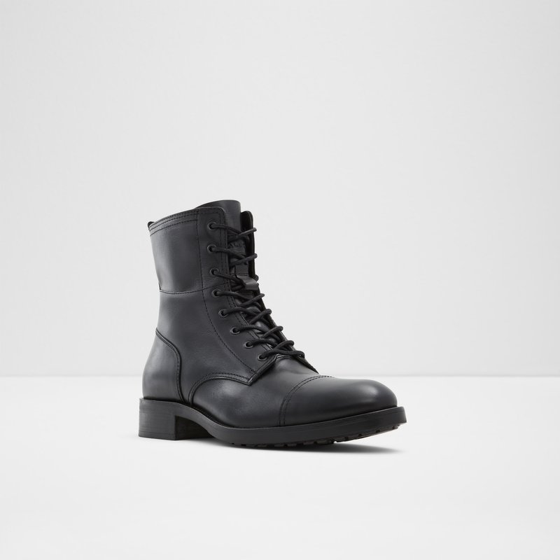 Men's Aldo Coolport Lace Up Boots Black | 9285-HMIFW
