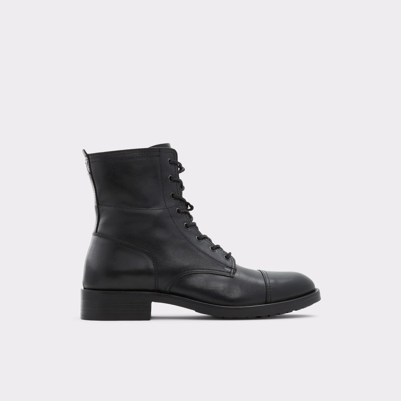 Men\'s Aldo Coolport Lace Up Boots Black | 9285-HMIFW