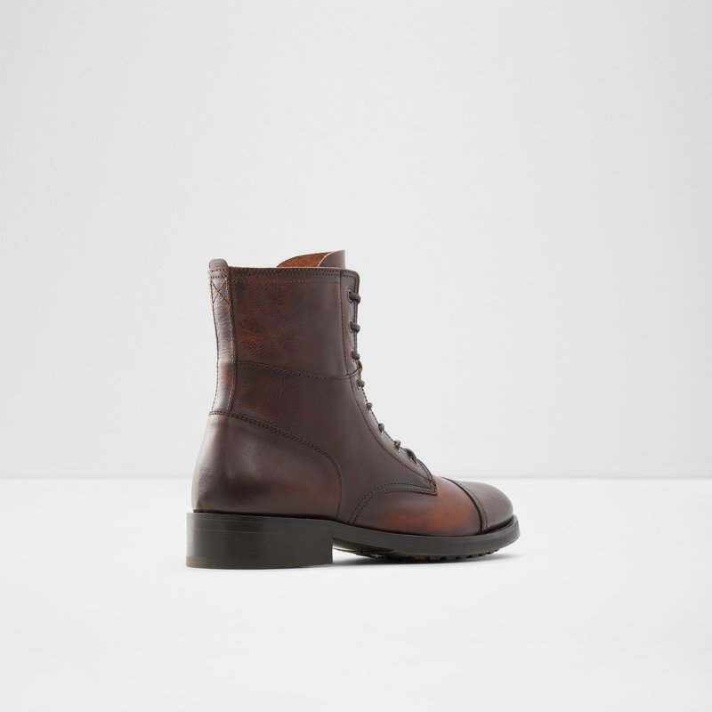 Men's Aldo Coolport Lace Up Boots Brown | 2078-MDHCW