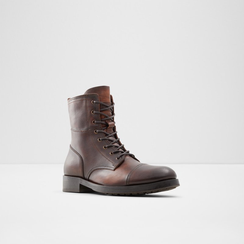 Men's Aldo Coolport Lace Up Boots Brown | 2078-MDHCW