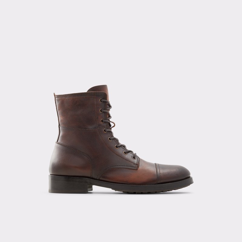 Men\'s Aldo Coolport Lace Up Boots Brown | 2078-MDHCW