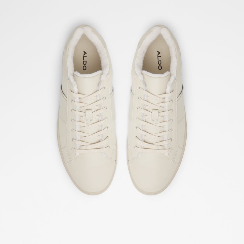 Men's Aldo Cowien Low Sneakers Light Beige | 0187-ZPKQO