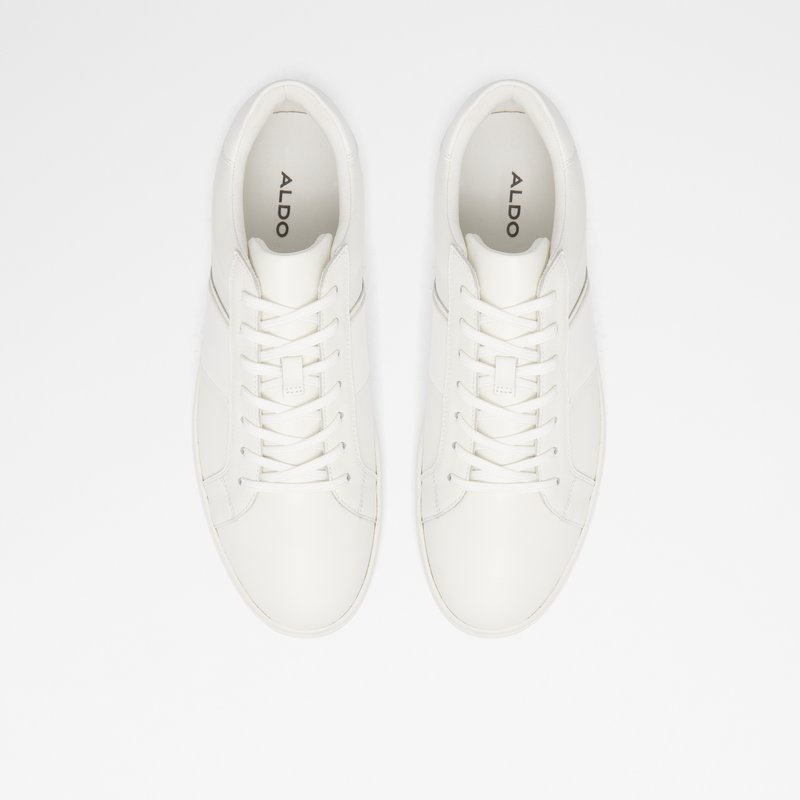Men's Aldo Cowien Low Sneakers White | 8713-AFJCK