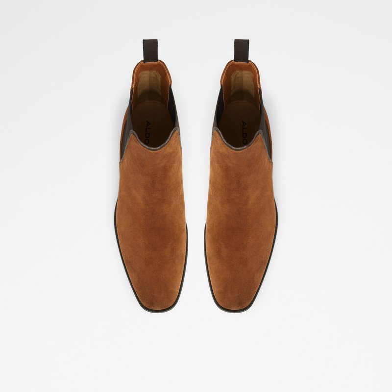 Men's Aldo Criwien Chelsea Boots Brown | 6180-MELAX