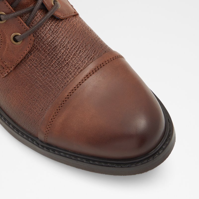 Men's Aldo Croresen Lace Up Boots Brown | 7539-TYFNA