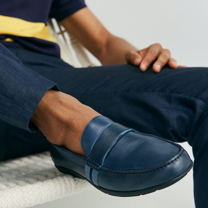 Men's Aldo Damianflex-w Casual Shoes Blue | 5064-LEIVN