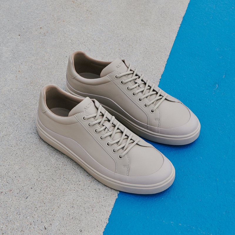 Men's Aldo Dereck Low Sneakers Dark Beige | 1208-KWLDR