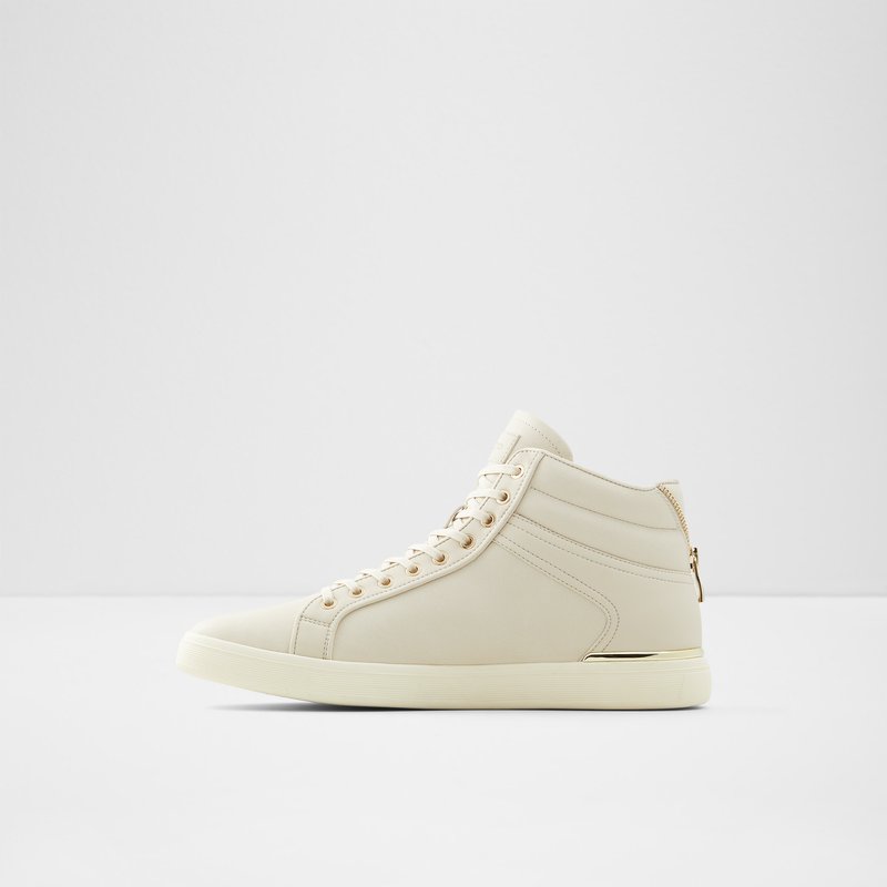 Men's Aldo Deruulo High Sneakers Light Beige | 3984-QJXGA