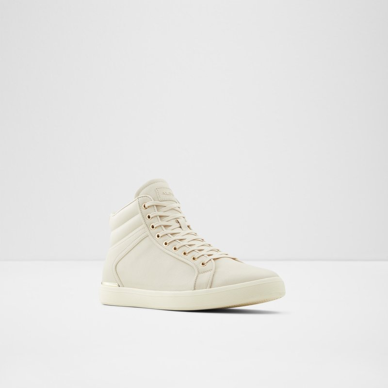 Men's Aldo Deruulo High Sneakers Light Beige | 3984-QJXGA