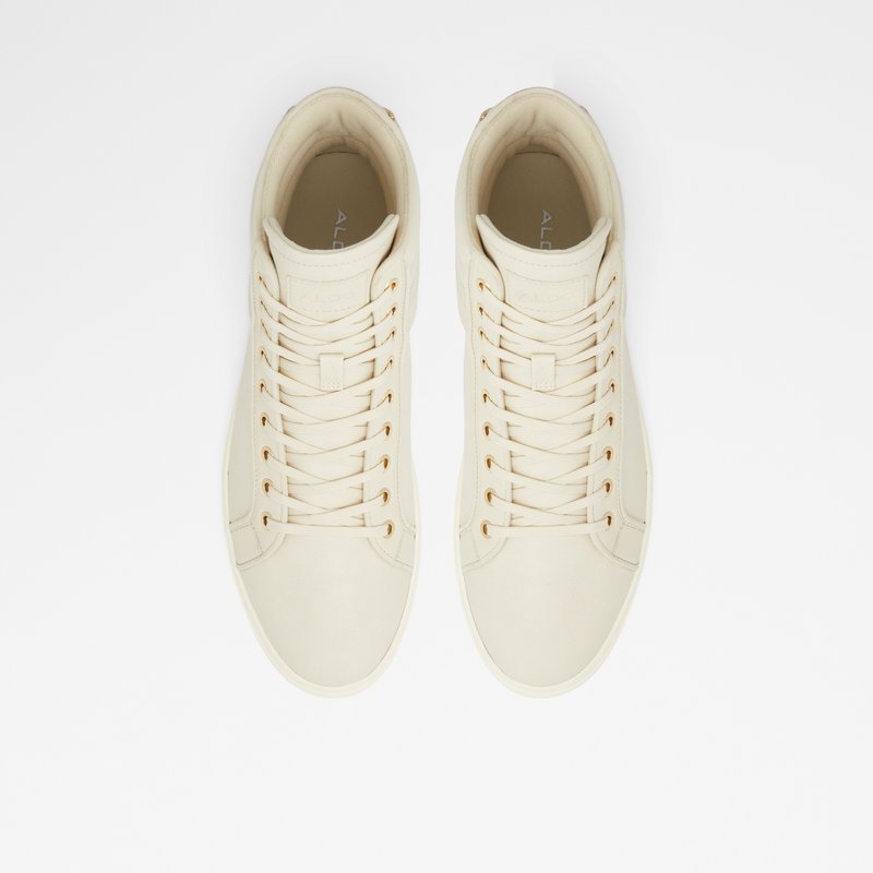 Men's Aldo Deruulo High Sneakers Light Beige | 3984-QJXGA