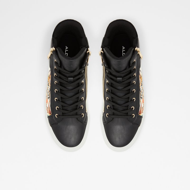 Men's Aldo Destry High Sneakers Black | 9421-PFHJO